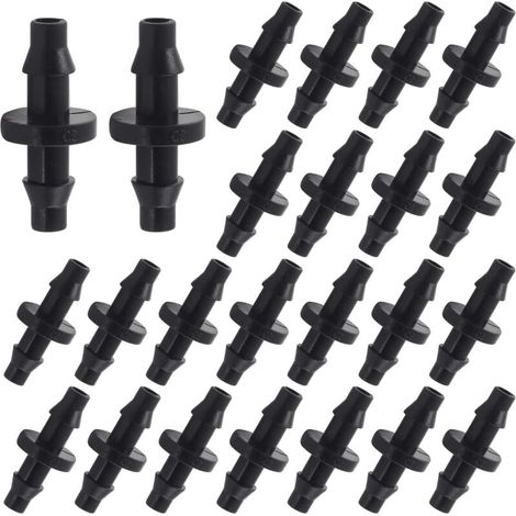 200 raccords goutte-à-goutte de 4/7 mm - Compatibles avec les systèmes d'irrigation automatique (1/5)