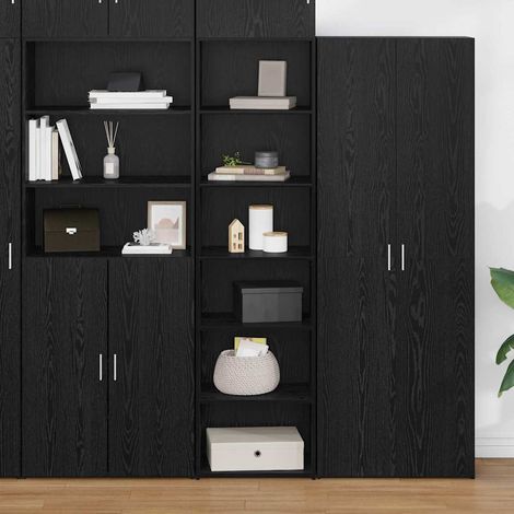 Armoire Chêne noir 50 x 41 x 185 cm Bois d'ingénierie vidaXL (1/5)
