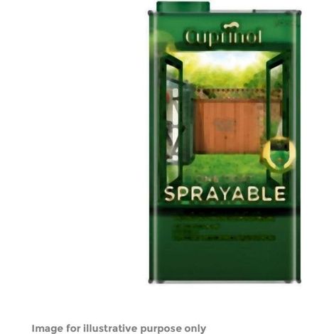 Cuprinol 5355969 One Coat Sprayable Fence Treatment Autumn Gold 5 litre CUPNSFTAG5L