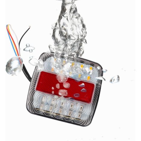 12V LED-Rückleuchten für Lkw, energieeffizient, wasserdichte Brems-/Blinkersignale (1/5)