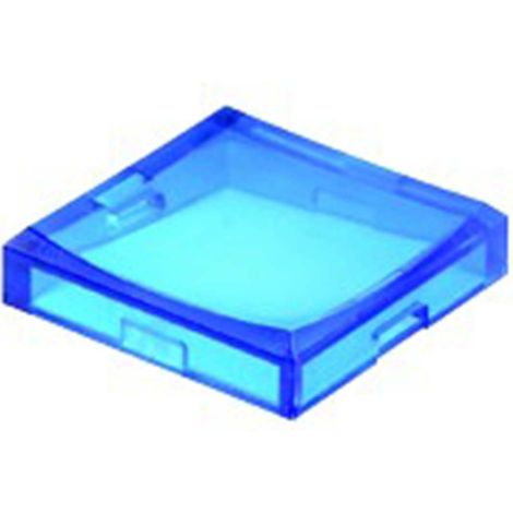Georg Schlegel Tasterkappe, konkav transparent Farbe blau Ausführung beschreib- und beleuchtbar - 1 Stück