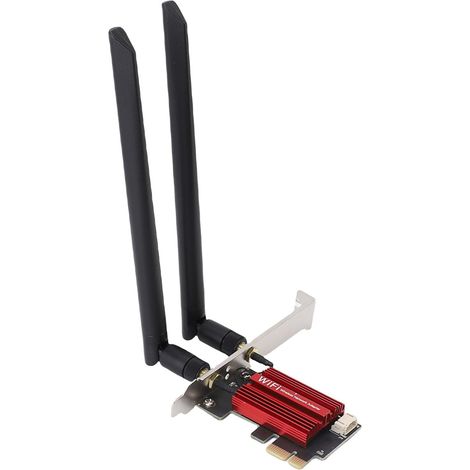 Carte PCIe WiFi 6E Rapide, Technologie MU-MIMO 4200Mbps pour Une Connexion Transparente au Système (1/5)