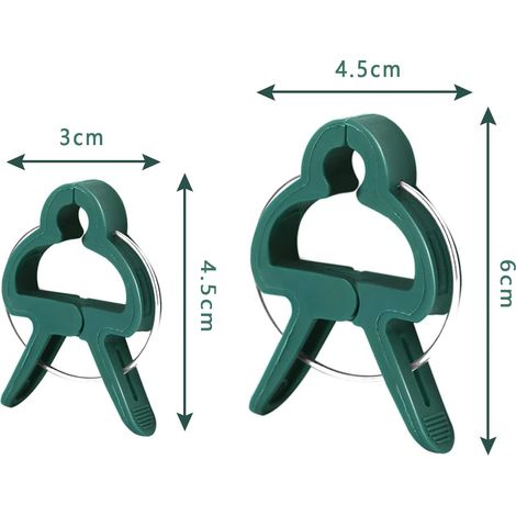 Kit de jardinage vert pour 10 mini pinces à queue d'aronde, outils de jardinage inclus (1/5)