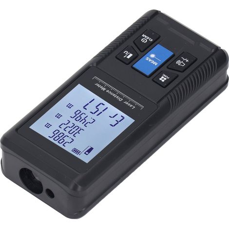 Télémètre Laser Numérique Portable X-120 120m Multifonction IP54 avec Modes Mesure Surface Volume Pythagore (1/5)