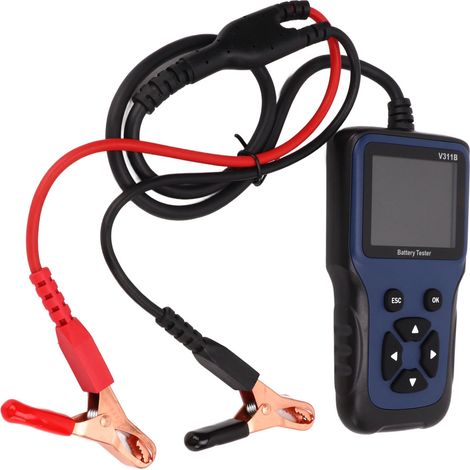 12V 100-2000CCA Autobatterietester, Lastanalysator und Diagnosegerät für Pkw, SUVs, Boote, Motorräder, Stromkreisprüfer (1/5)