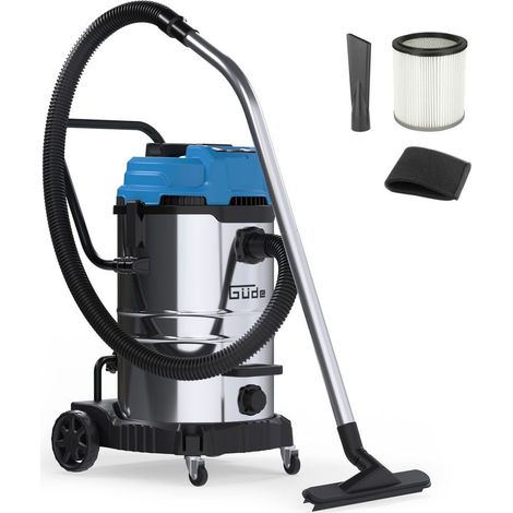 Güde Nass-Trockensauger GNTS 3-60L 3600 W Edelstahlbehälter 60 L mit Zubehör (1/5)
