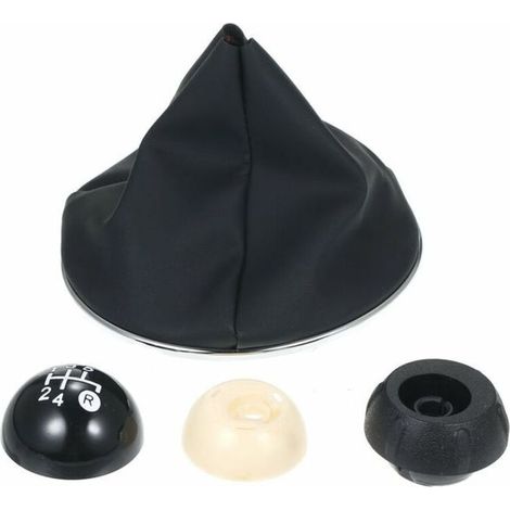 2007-2018 Fiat 500 500C Pommeau De Levier De Vitesse De Voiture En Cuir Joystick Remplacement De La Couverture De Demarrage (1/5)
