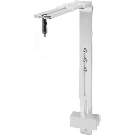 Fish Tank Light Stand Aluminum Alloy Adjustable Height High Stability Reptile Lamp Stand for Aquariums Silver(Thickness 5mm) (1/5)