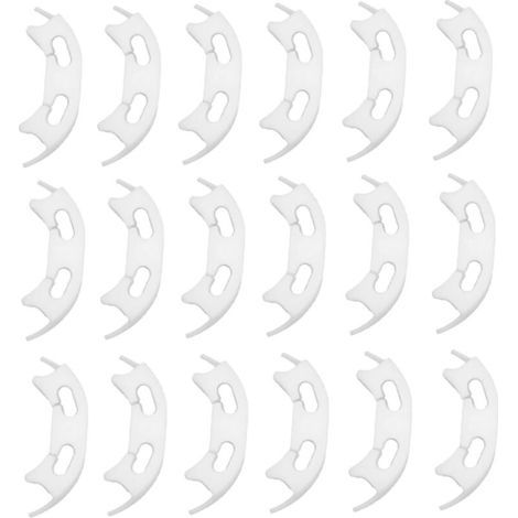 100 Pièces Clips de Fixation pour Plantes Attaches Réutilisables pour Tiges de Support de Ajustable Outils de Jardinage pour Courbes des Branches (1/4)