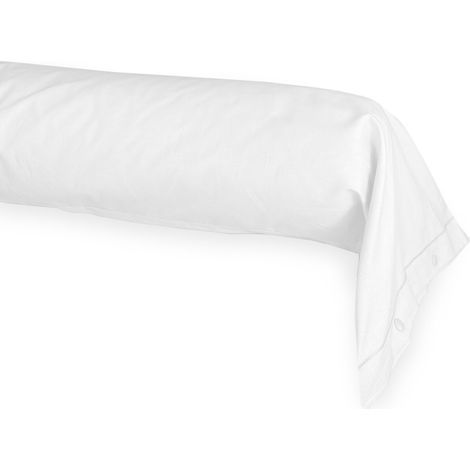 FEDERA coussin PARIS cylindrique français barre transversale TUBULAR fabriqué en Italie Cm. 40x240 Blanc