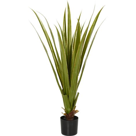 Agave artificielle 90 cm 16 feuilles réaliste intérieur extérieur pot