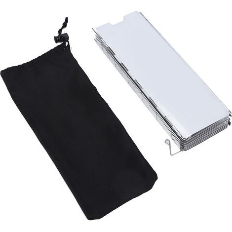 Windshield for outdoor barbecue, imported aluminum windshield for camping stove, camping windshield for travel (1/5)