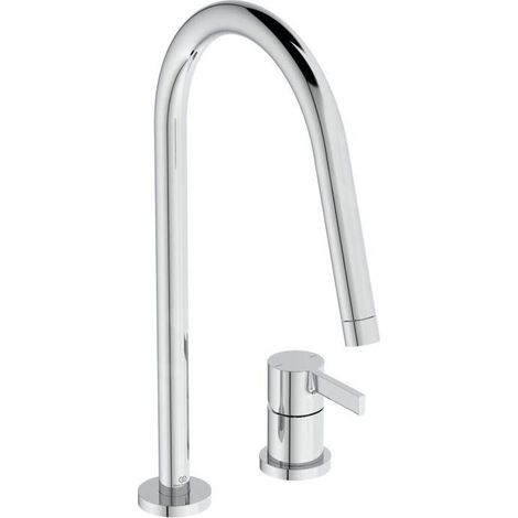Ideal Standard Gusto - Mitigeur d'évier, installation à 2 trous, chrome BD422AA (1/5)