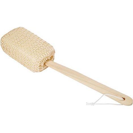 Spugna da massaggio con asciugamano in legno (1/2)