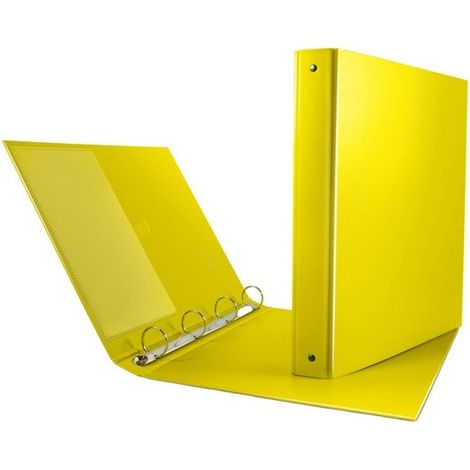 Sei Rota Raccoglitore Nettuno 4 Anelli Tondi 30 mm A4 Dorso 3,5 cm Colori Assortiti - Conf. 10 Pz