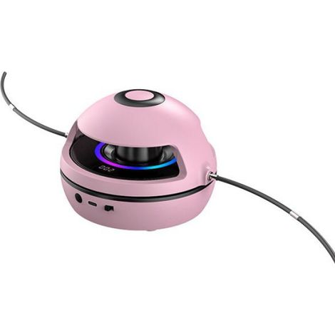 Corde à Sauter Intelligente Smart Rope Mode Rose Bluetooth Musique 10 Vitesses Compteur LCD Multicolore pour Entraînement Fitness