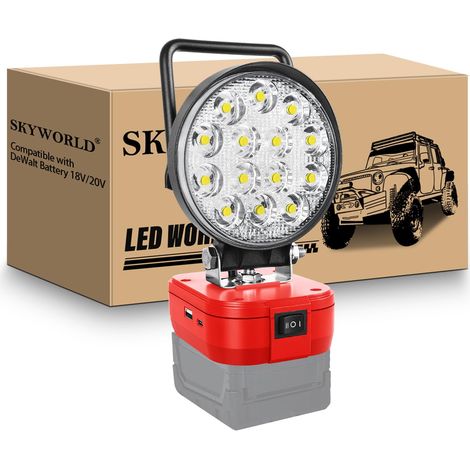 Projecteur LED Rechargeable pour Batterie 18V 42W 4200LM (1/5)