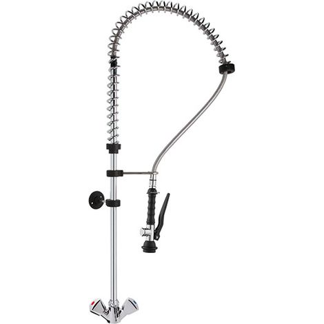 Douche vaisselle sur mélangeur monotrou, raccord 1/2 - VIRTUS