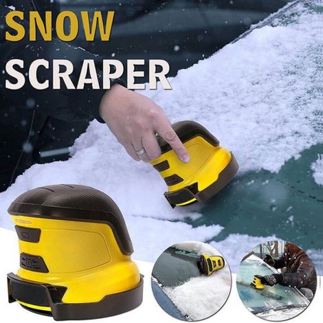 Grattoir à glace électrique pour pare-brise de voiture, outil de dégivrage pour vitres de voiture, chargement USB TOPLDSM (1/3)