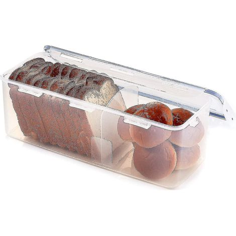 Couvercles et boîtes de conservation hermétiques Easy Essentials, sans BPA, pour boîte à pain de 21,1 tasses, transparents (1/4)