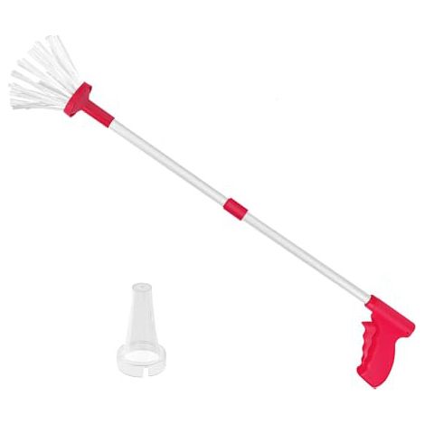 Attrape-câble pliable à long manche, outil de capture en alliage d'aluminium, attrape-câble portable, rose rouge (1/5)