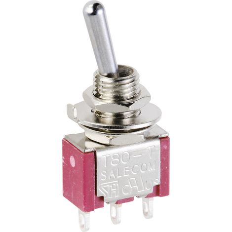 TRU COMPONENTS TC-9957460 Hebelschalter 125 V/AC, 250 V/AC 3 A 1 x Ein/Ein rastend 1 St. (1/3)