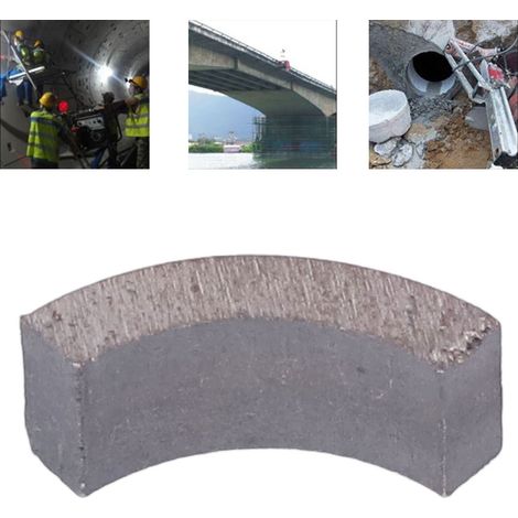 Dünnwandiger Diamantbohrer für Wasser, mit angeschweißten Bohrzähnen für Stahlbeton (1/5)