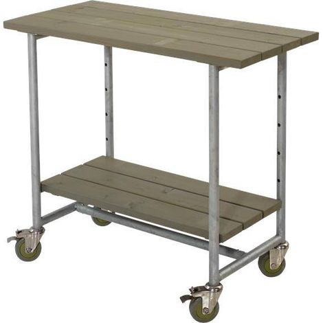 Plus Pflanztisch Urban graubraun 100x50x90cm rechteckig Gartentische (1/3)