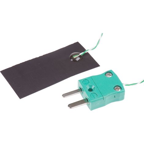 Thermocouple type K, L 50mm, +100°C max à Fiche mâle miniature ( Prix pour 1 ) (1/2)