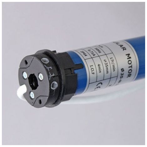 Volet Moustiquaire – Moteur électrique radio sans fil pour volet roulant – Puissance 10Nm – Pour axe octogonal 40mm – Télécommande 1 canal incluse
