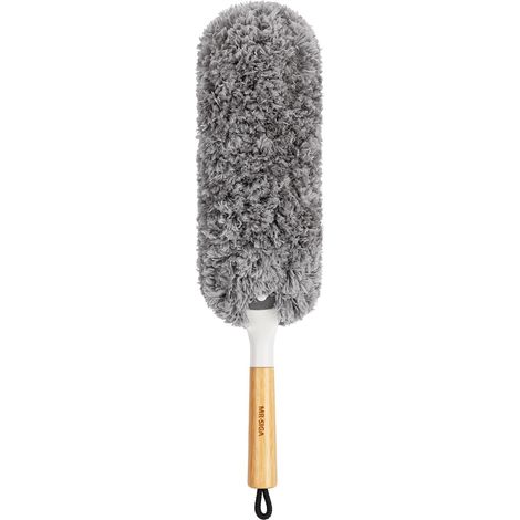 Plumeau Poussière Microfibre sans Peluche,Plumeau Attrape Poussière (1/5)