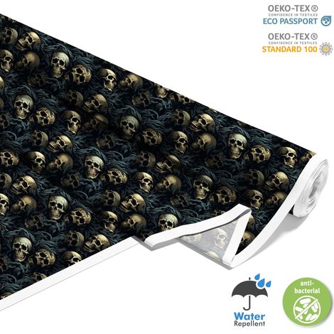 TESSUTI DECORATIVI PER ESTERNI OXFORD - Motivo Teschio I DX4381 (1/5)