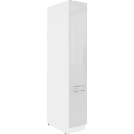 Küchen Apothekerschrank 30 cm LARA Weiß hochglanz Küchenzeile Küchenblock (1/5)