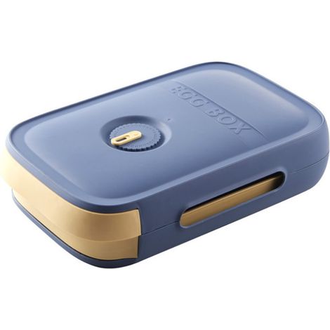 Platzsparender Eierspender für Kühlschrank, Eierschublade für Kühlschrank, Eierbox aus Kunststoff, Box, fasst 21 Eier, blau