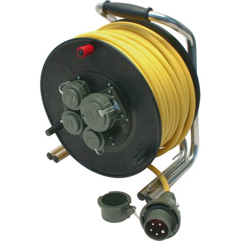Enrouleur de cble pompier, DIN 14680, 230 V/400 V, 16 A