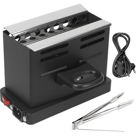 1 Allume-charbon électrique, 800 W, acier inoxydable, pince incluse, pour chicha et barbecue (1/5)