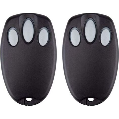 Lot de 2 télécommandes de rechange pour porte de garage Chamberlain Liftmaster Motorlift 94335E,84335E, ML700,ML500,ML850,Merlin + C945,C840 Security + émetteur portable 433,92 MHz (1/4)