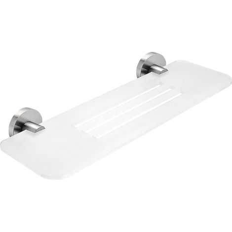 Tablette L.40 Cm, Plexiglas, Avec Fixation Inox Brossé, Unix Nimco (1/3)