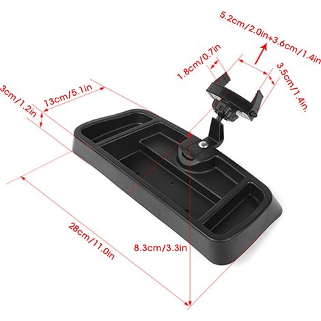 Geeignet für die Handyhalterung und Aufbewahrungstasche des Jeep Wrangler TJ 97-06, Modell A, zweite Generation. (1/5)