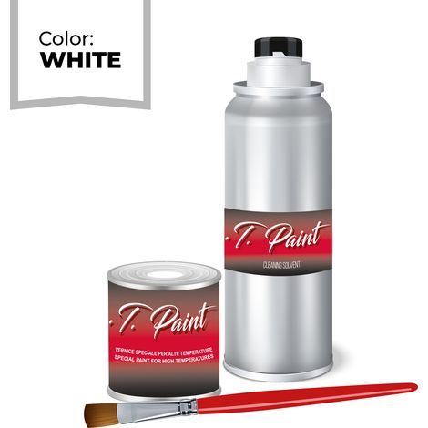 Vernice per pinze Freni, Alte Temperature, Bianco, 100 ml