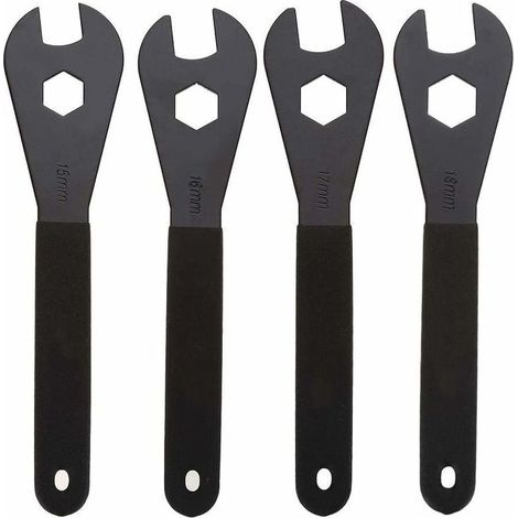 Bicycle Wrench - Durable Multifunctional Carbon Steel Cone Wrench Bicycle Repair Tool (15mm, 16mm, 17mm, 18mm) - LIAIKI