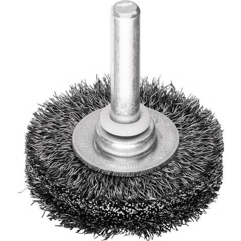 Cepillo plano RBU 4009/6 ST 0.20 D.40 mm 6 mm espesor del alambre 0.2 mm acero 9 mm