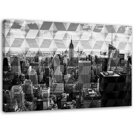 Tableau déco Ville panoramique 100x70 (1/5)