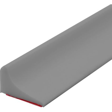 Cloison de douche pliable et étanche, bande d'étanchéité autocollante pour seuil de douche, 1 m (gris) (1/5)