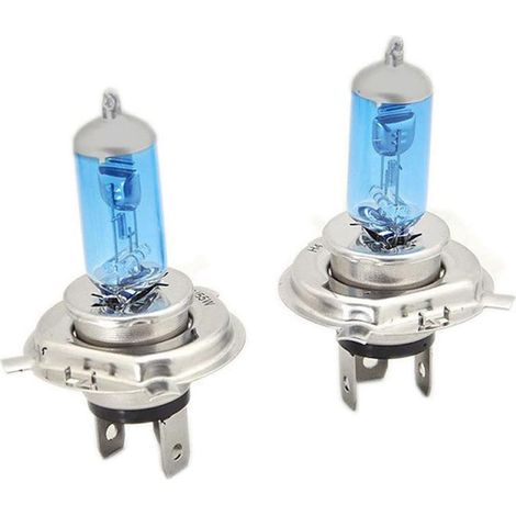 Lampadina per auto  h4 55 watt 12 volt luce bianca o calda lampadina alogena di ricambi P43t