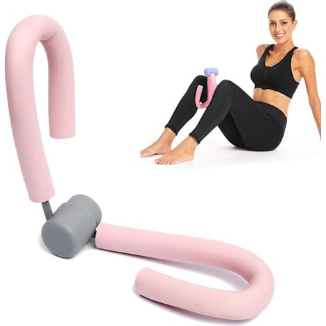 Appareil de musculation des cuisses, appareil de renforcement du plancher pelvien pour l'intérieur et l'extérieur des cuisses, muscles des jambes, équipement de fitness pour femmes Rose (1/5)