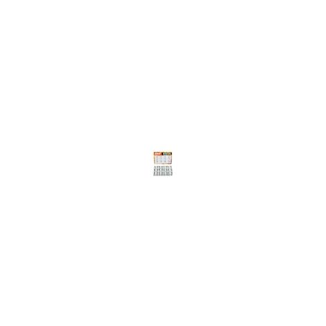 12 valeurs 60 pièces 6x30 mm 1A 2A 3A 4A 5A 6A 7A 8A 10A 15A 20A 30 A 250 V fusible à tube en céramique à fusion lente kit de classification (1/4)