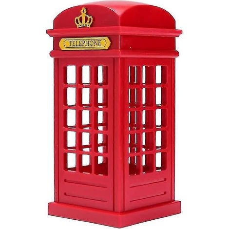 Lampe de chevet, cabine de recharge USB pour téléphone, design décoratif, luminosité réglable, portable, Londres (1/4)