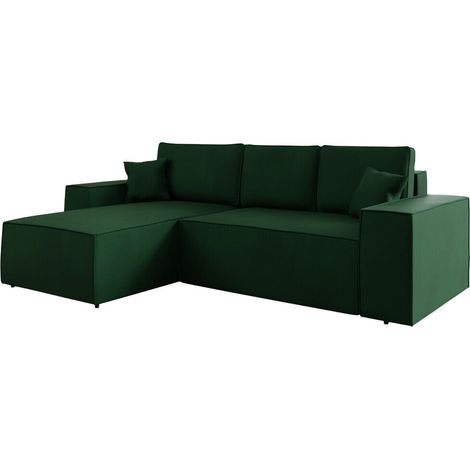 Sofá rinconero Clovis 108, Manila 35, Función de descanso, Almacenaje, 279x174x94cm, 0