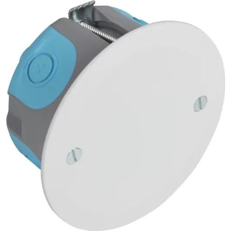 Unterputz-Abzweigdose "Stop air" + Deckel Durchmesser 67mm, Tiefe 40mm.